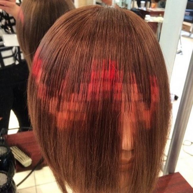 Новый тренд: пиксельное окрашивание волос (фото)