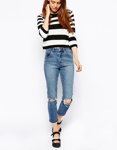 Тренди 2015: з чим носити mom-джинси 