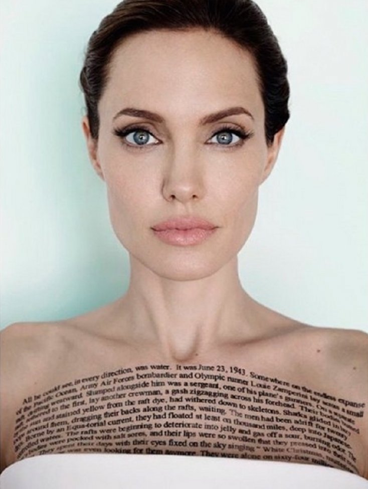 Анджелина Джоли сильно удивила новой татуировкой (фото)