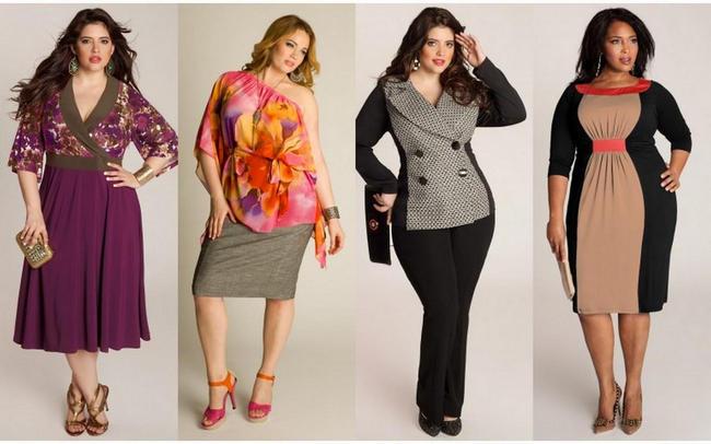 Мода для полных 2016: платья и цветовая гамма