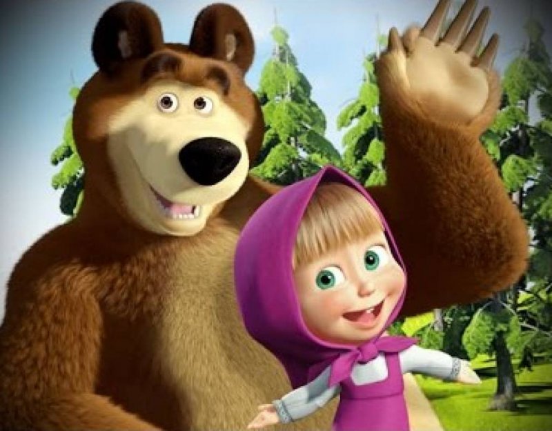 Мультфильм «Маша и медведь» признан самым вредным для детской психики